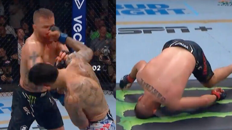 ufc 300 holloway gaethje ko