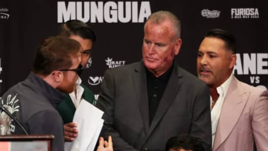 de la hoya réagit canelo