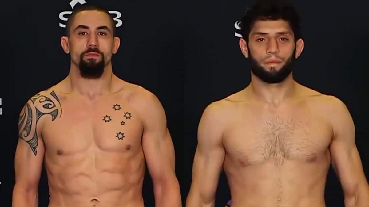 UFC - Robert Whittaker vs. Ikram Aliskerov : les résultats de la pesée