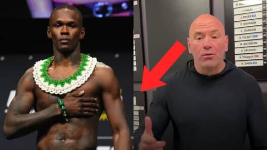 adesanya UFC 305 fuite