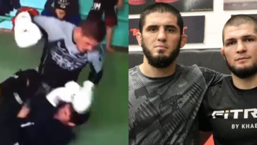 khabib islam makhachev sparring
