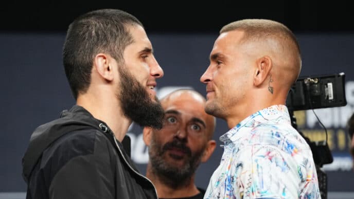 makhachev dement accusations dustin poirier
