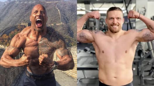 oleksandr usyk dwayne johnson