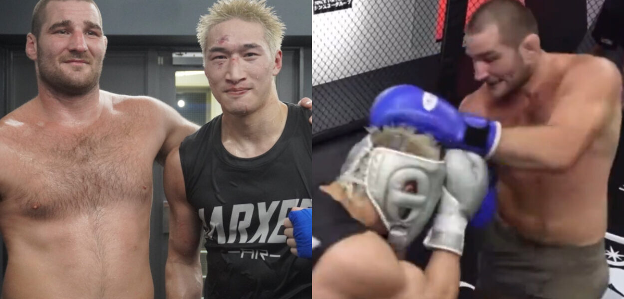 strickland détruit kickboxeur japonais sparring