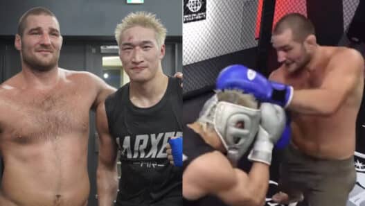 strickland détruit kickboxeur japonais sparring