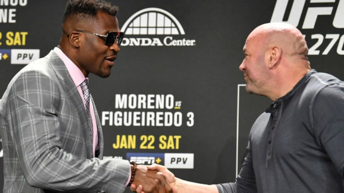 dana white francis ngannou