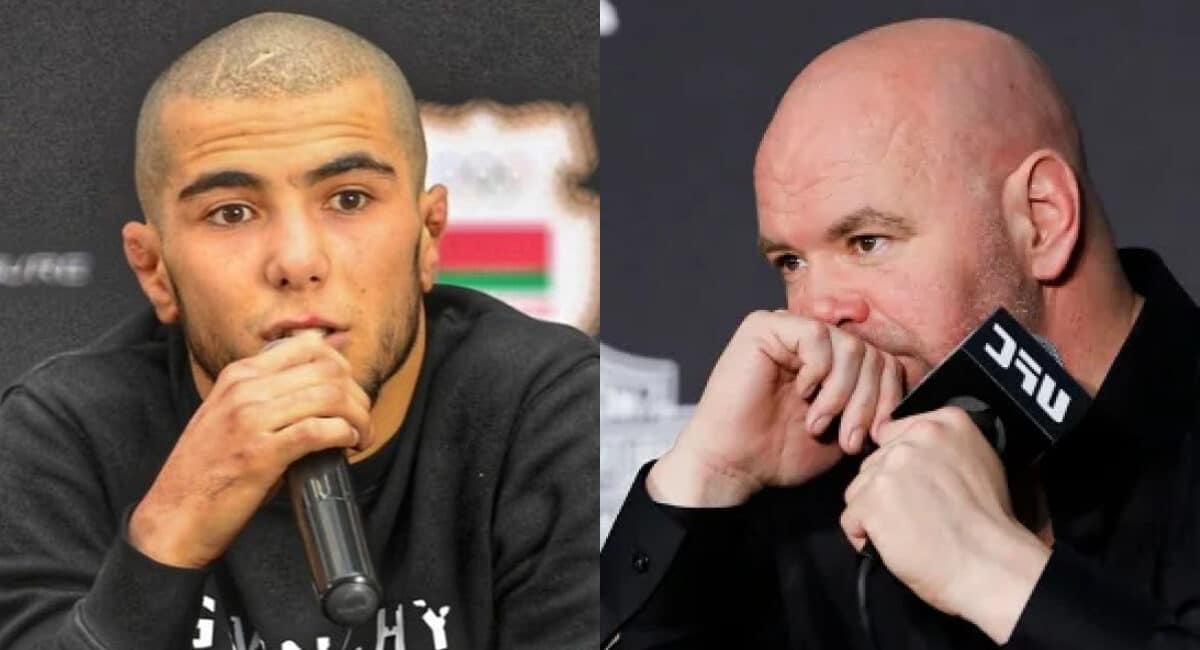 Muhammad Mokaev interpelle Dana White apr&egrave;s avoir d&eacute;croch&eacute; deux ceintures loin de l&rsquo;UFC