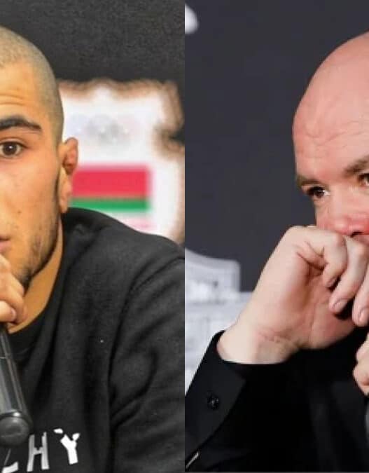 Muhammad Mokaev interpelle Dana White apr&egrave;s avoir d&eacute;croch&eacute; deux ceintures loin de l&rsquo;UFC