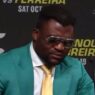 francis ngannou en larmes