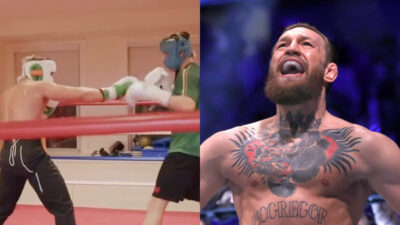 conor mcgregor sparring