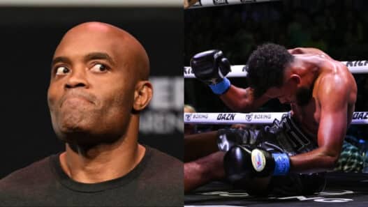 fils anderson silva énorme tko