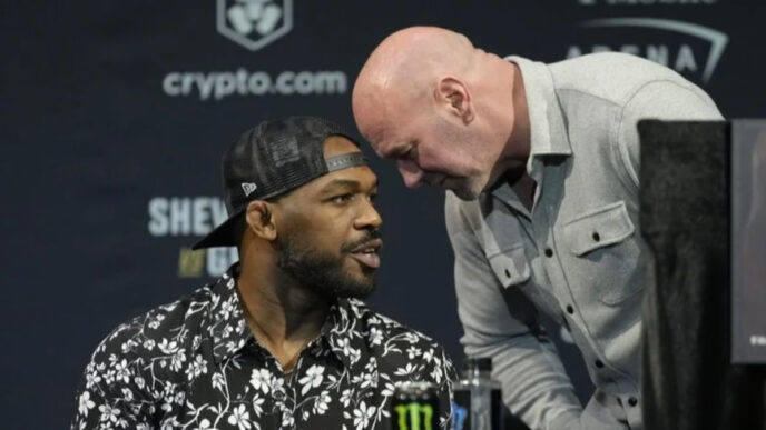 jon jones tacle dana white