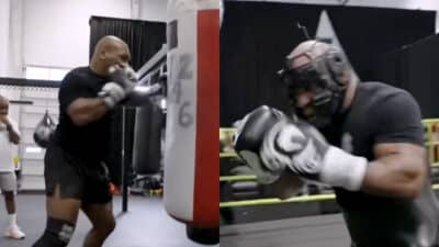 mike tyson déchaîné entraînement