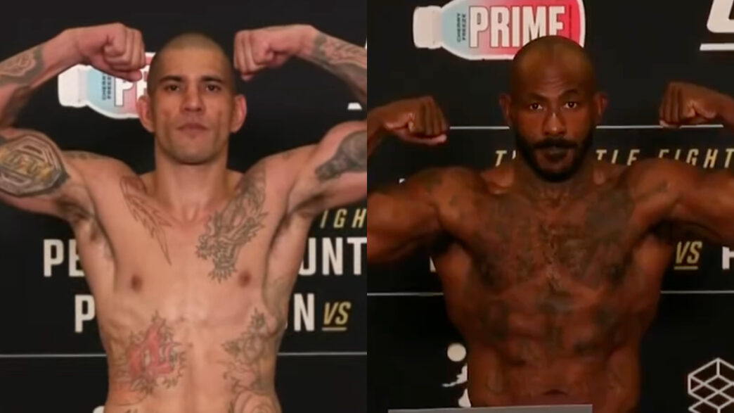 ufc 307 pereira rountree pesée