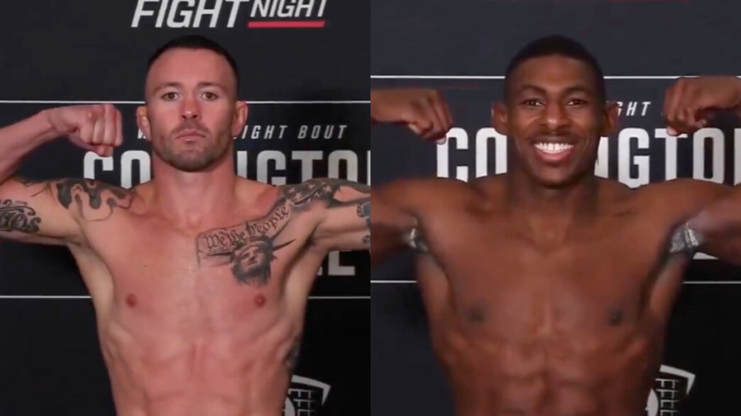 ufc tampa covington buckley pesée