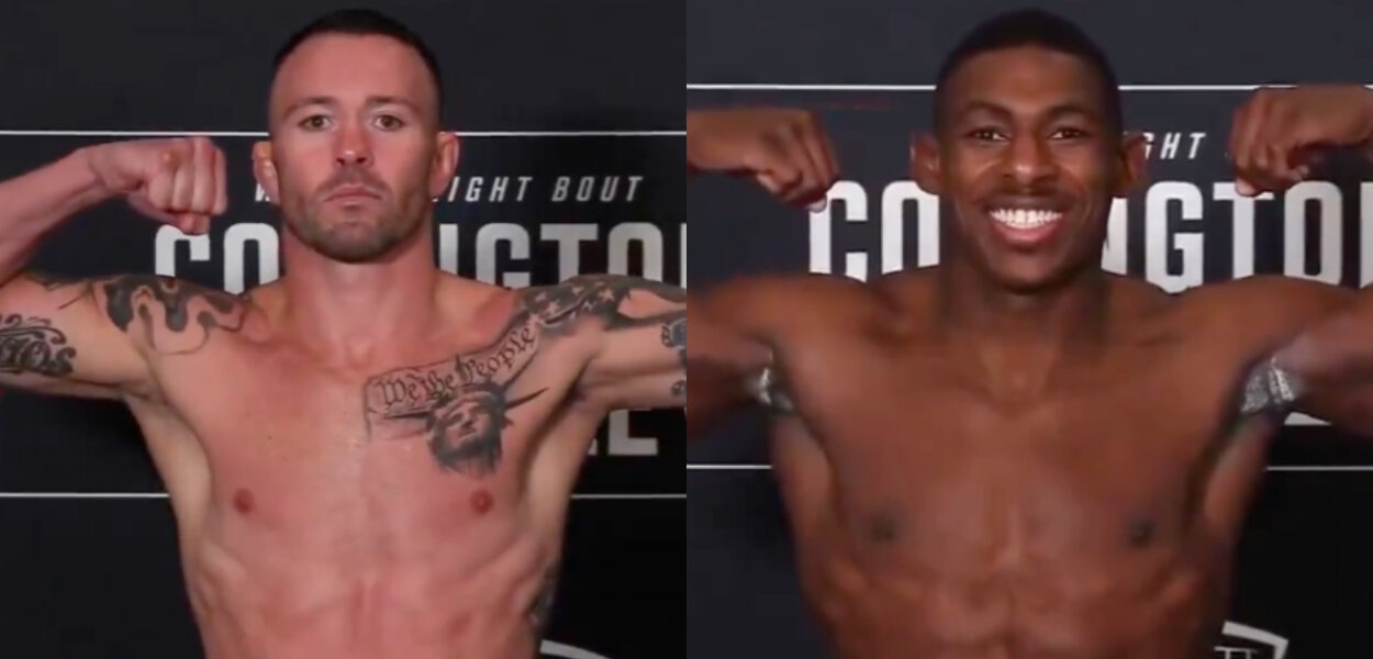 ufc tampa covington buckley pesée