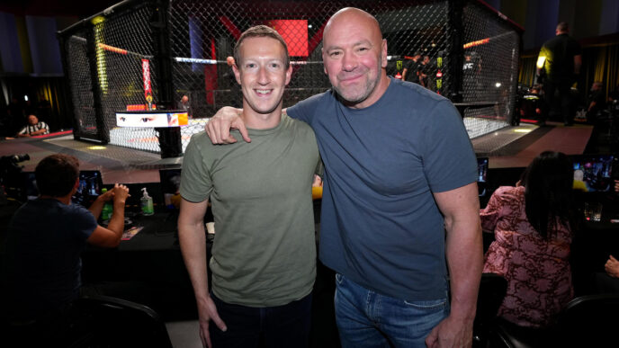 classements ufc dana white zuckerberg