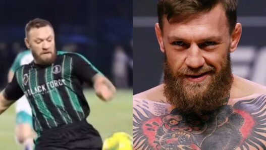 conor mcgregor violent foot