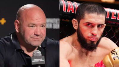 makhachev tacle dana white