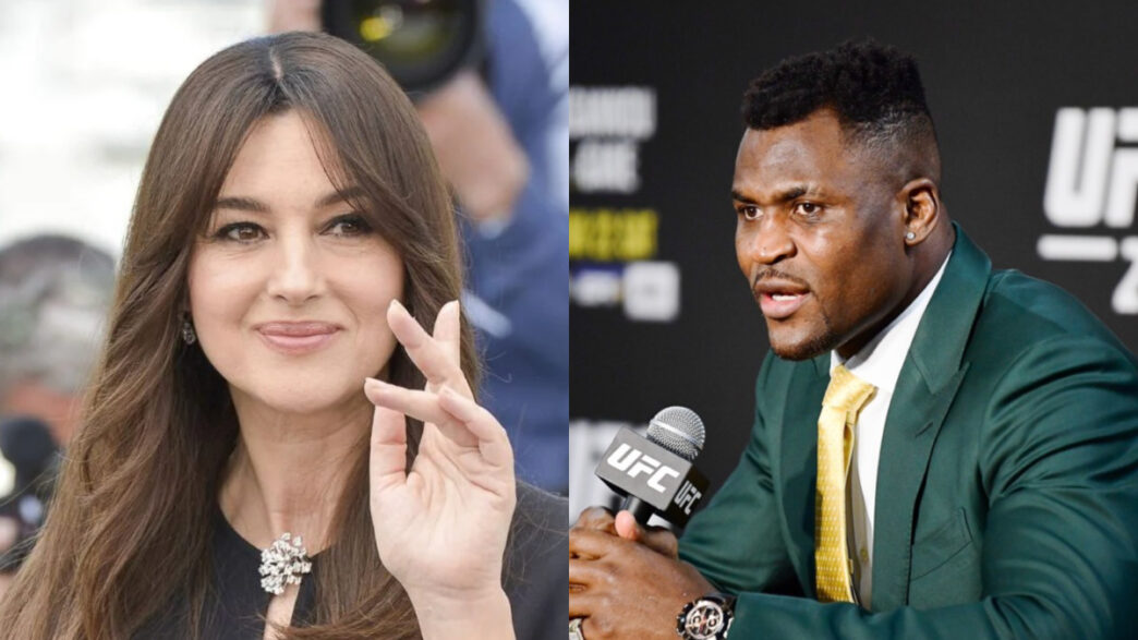 francis ngannou monica bellucci