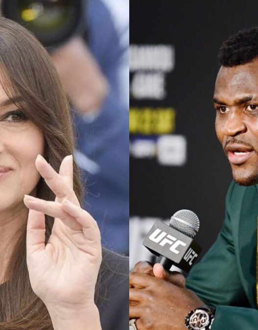 francis ngannou monica bellucci