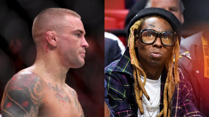 dustin poirier lil wayne ufc 318