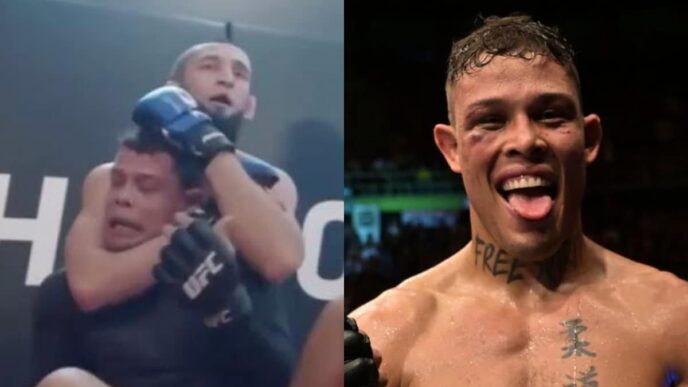 khamzat sparring caio borralho