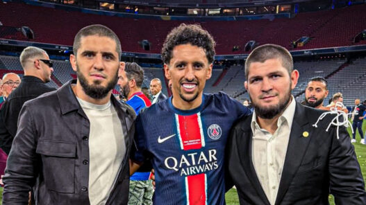 makhachev réagit psg