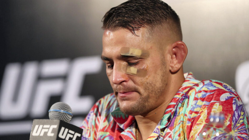 dustin poirier larmes