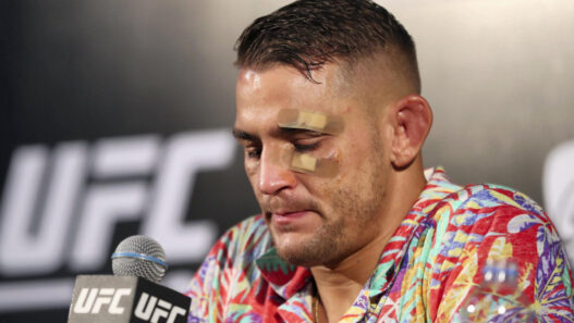 dustin poirier larmes