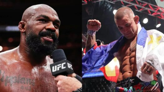 jon jones réagit dustin poirier UFC 318