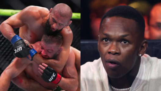 adesanya réagit khamzat ufc 319