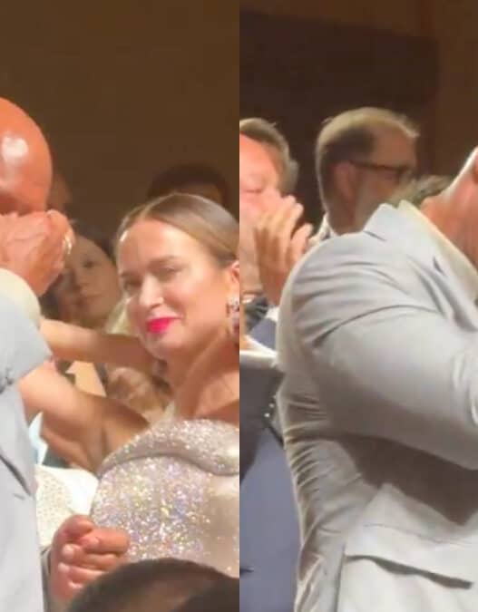 dwayne johnson pleurs film mma