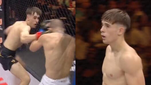 ko premier round paul dena heaxgone mma 34