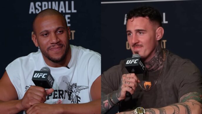 aspinall repond ciryl gane ufc 321