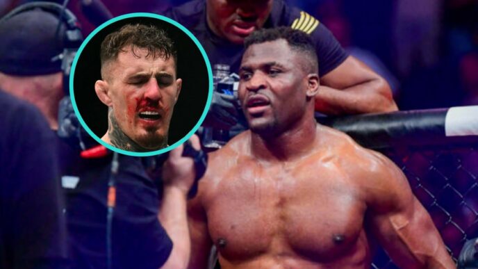 ngannou valide aspinall ufc 321