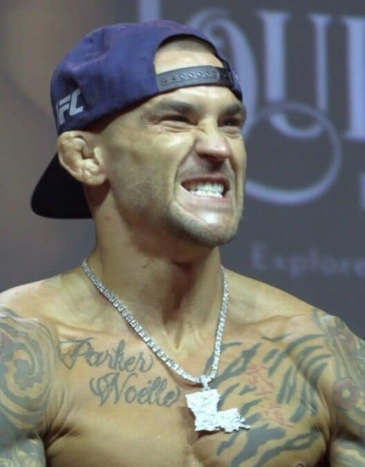 nouveau physique dustin poirier