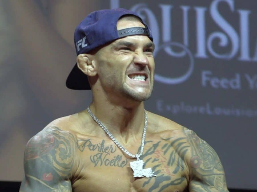 nouveau physique dustin poirier