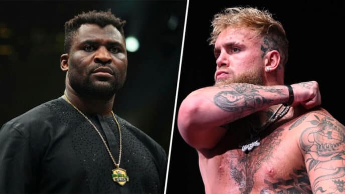 Jake Paul s'en prend à Francis Ngannou après son KO face à Joshua