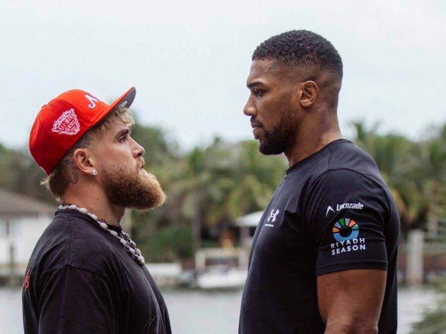 anthony joshua menace jake paul