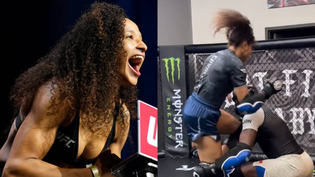 athlete ufc eteint coach sparring