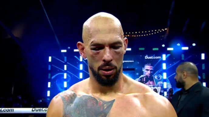 boxe andrew tate raclée retour