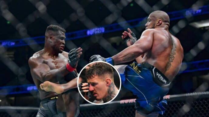 francis ngannou defense ciryl gane