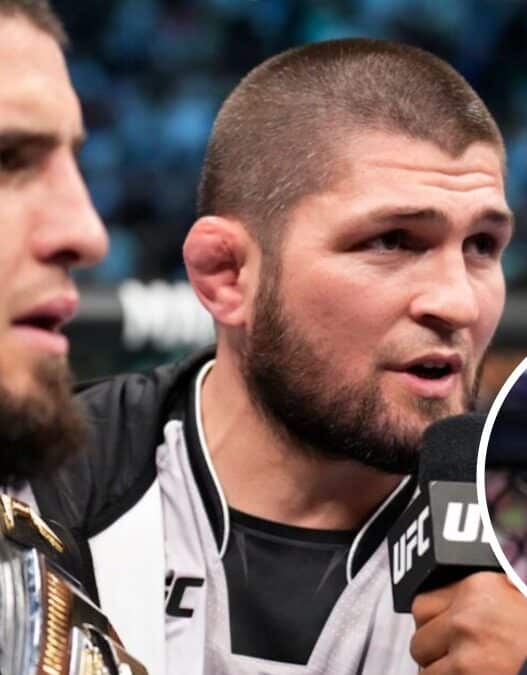 manager khabib makhachev repond topuria