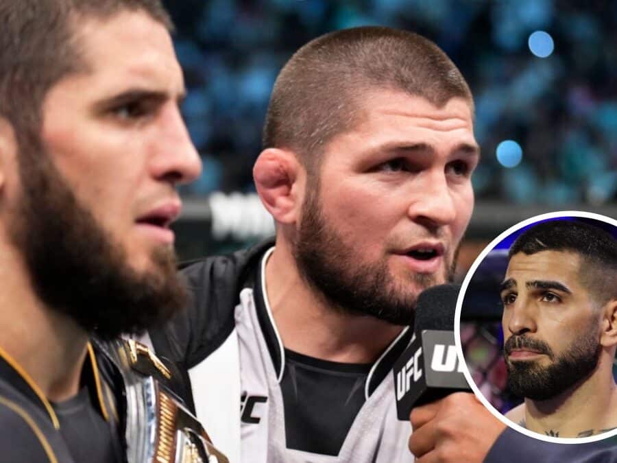 manager khabib makhachev repond topuria