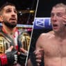 Ilia Topuria r&eacute;agit au combat entre "la petite saucisse" Pimblett et Gaethje