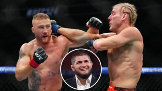 khabib reagit justin gaethje ufc 324