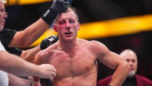 paddy pimblett sort silence defaite justin gaethje