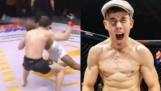 paul dena k.o hexagone mma