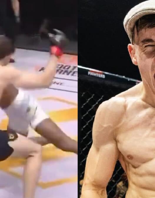 paul dena k.o hexagone mma